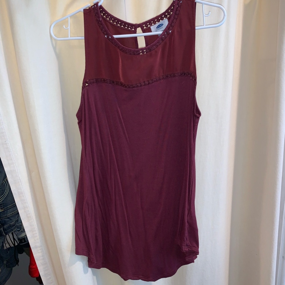 Burgundy Blouse